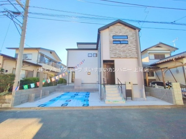 桶川市大字坂田、新築一戸建ての画像です