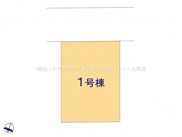 桶川市大字坂田、新築一戸建ての画像です