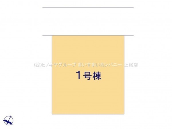 上尾市大字平塚、新築一戸建ての画像です