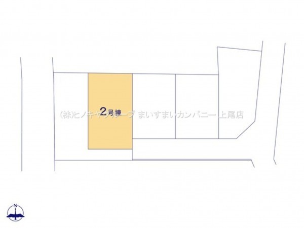 上尾市大字大谷本郷、新築一戸建ての画像です