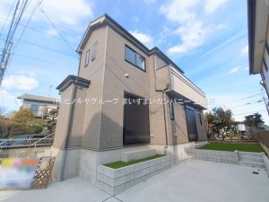 桶川市大字坂田、新築一戸建ての画像です