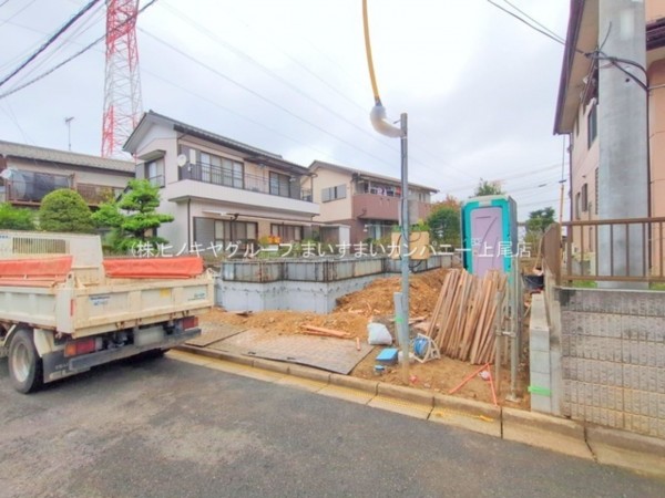 桶川市大字坂田、新築一戸建ての画像です