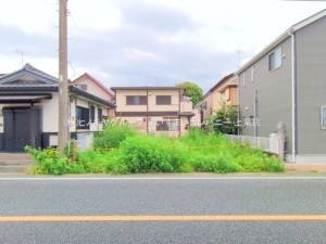上尾市中分、土地の画像です