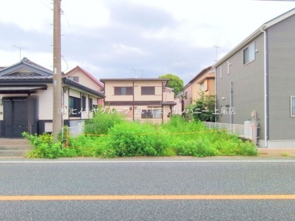 上尾市中分、土地の画像です