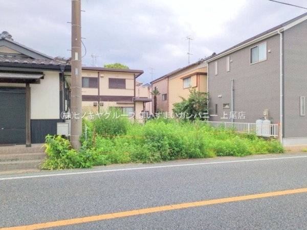 上尾市中分、土地の画像です