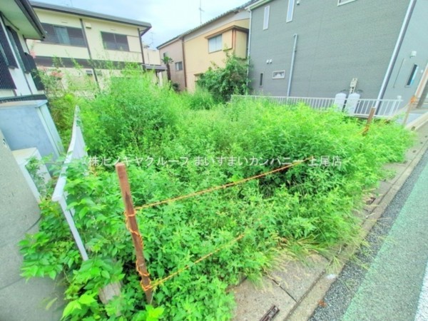 上尾市中分、土地の画像です