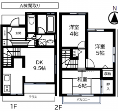 上尾市泉台、収益物件/その他の間取り画像です