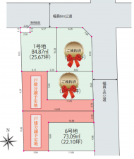 さいたま市緑区東浦和、土地の間取り画像です