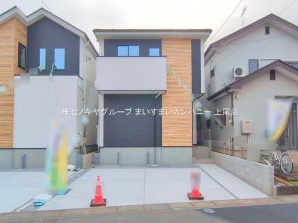 上尾市浅間台、新築一戸建ての画像です