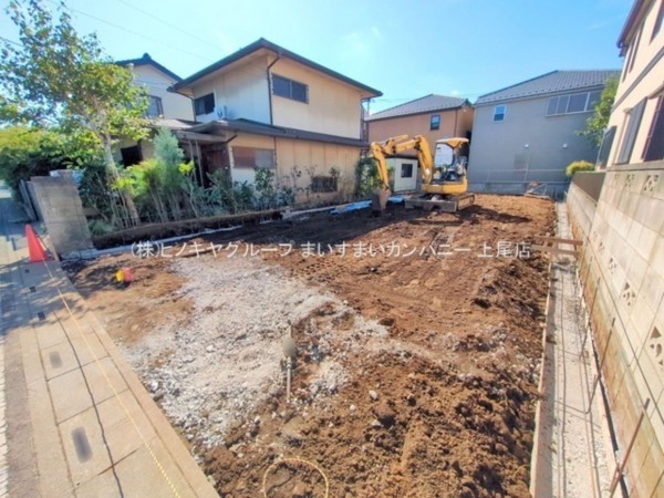 上尾市錦町、土地の画像です