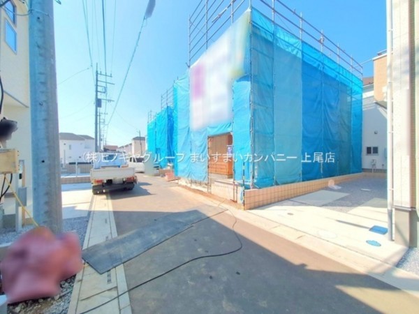 上尾市大字瓦葺、新築一戸建ての画像です