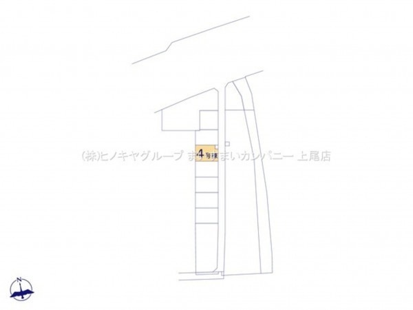 上尾市大字瓦葺、新築一戸建ての画像です