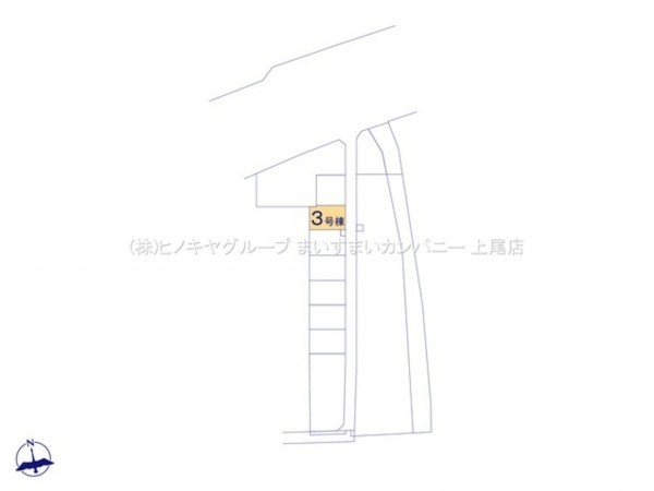 上尾市大字瓦葺、新築一戸建ての画像です