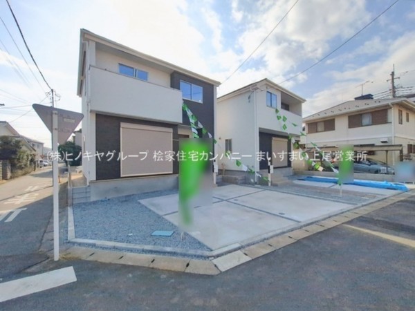 桶川市神明、新築一戸建ての画像です