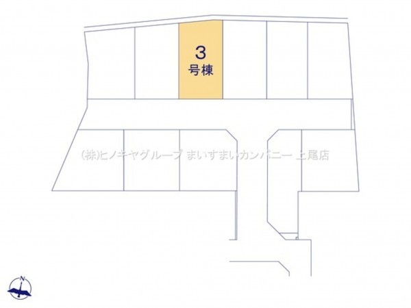 上尾市大字小敷谷、新築一戸建ての画像です