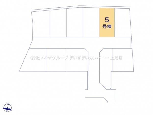 上尾市大字小敷谷、新築一戸建ての画像です