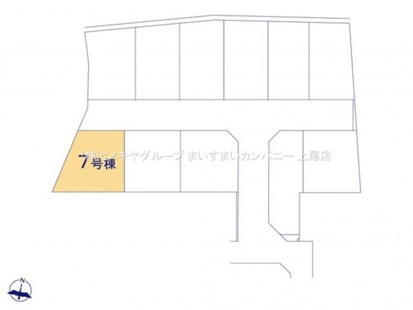 上尾市大字小敷谷、新築一戸建ての画像です