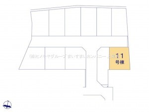 上尾市大字小敷谷、新築一戸建ての画像です