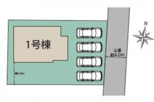 桶川市坂田東、新築一戸建ての画像です