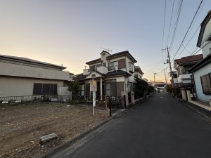 上尾市二ツ宮、土地の画像です