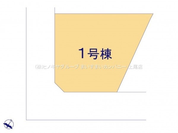 上尾市小泉、新築一戸建ての画像です