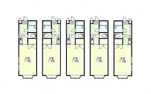 桶川市寿、収益物件/アパートの間取り画像です
