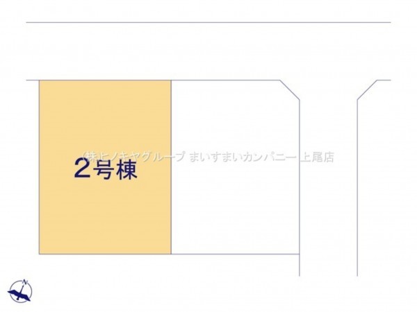 上尾市向山、新築一戸建ての画像です