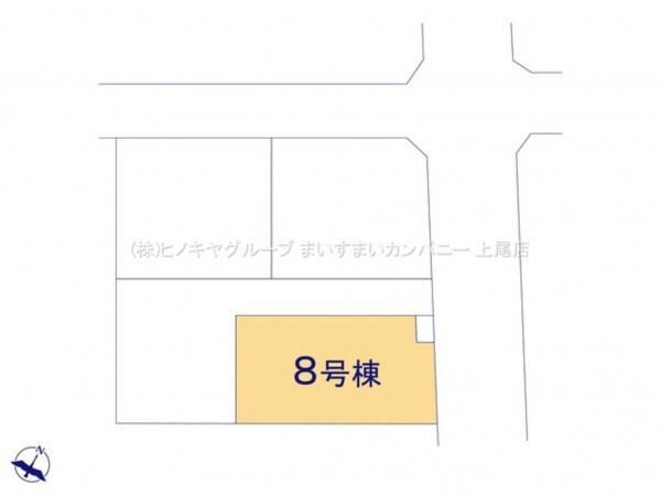 上尾市栄町、新築一戸建ての画像です