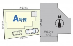 上尾市大字瓦葺、新築一戸建ての画像です