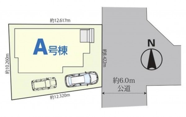 上尾市大字瓦葺、新築一戸建ての画像です