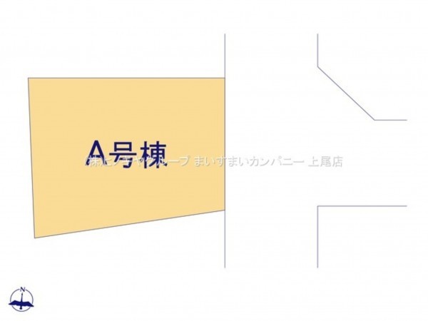 上尾市大字瓦葺、新築一戸建ての画像です