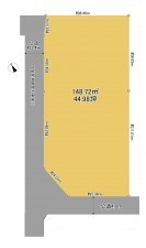 上尾市谷津、土地の間取り画像です