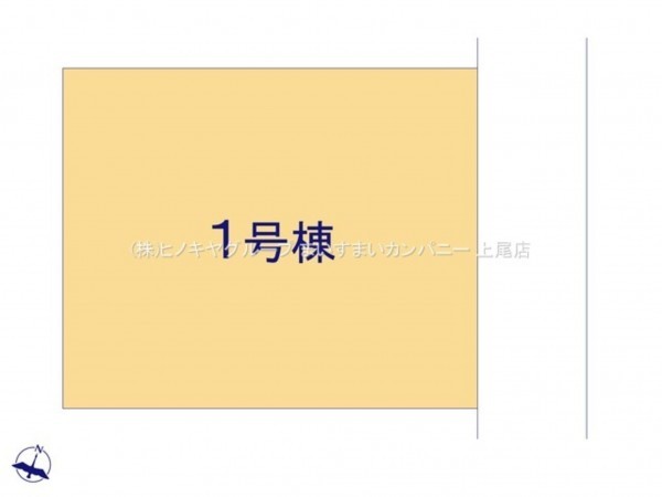 上尾市大字上、新築一戸建ての画像です