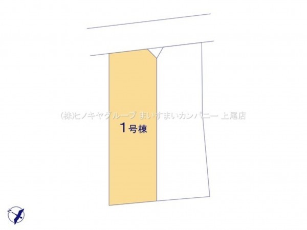 上尾市大字原市、新築一戸建ての画像です