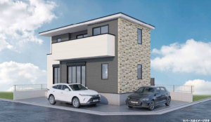 桶川市鴨川、新築一戸建ての画像です