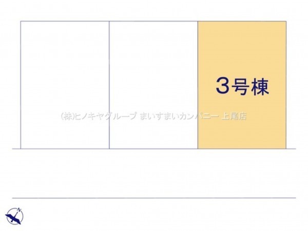 桶川市末広、新築一戸建ての画像です