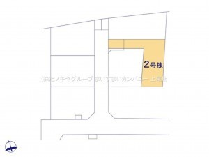 上尾市大字瓦葺、新築一戸建ての画像です