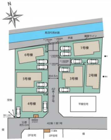 上尾市大字瓦葺、新築一戸建ての画像です