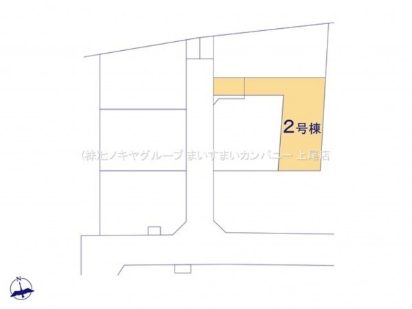 上尾市大字瓦葺、新築一戸建ての画像です