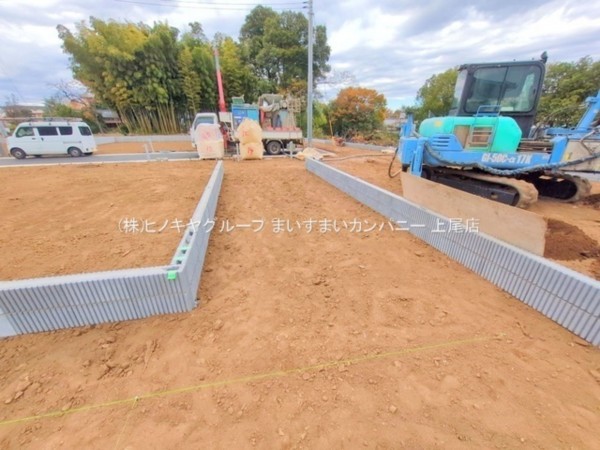 上尾市大字瓦葺、新築一戸建ての画像です