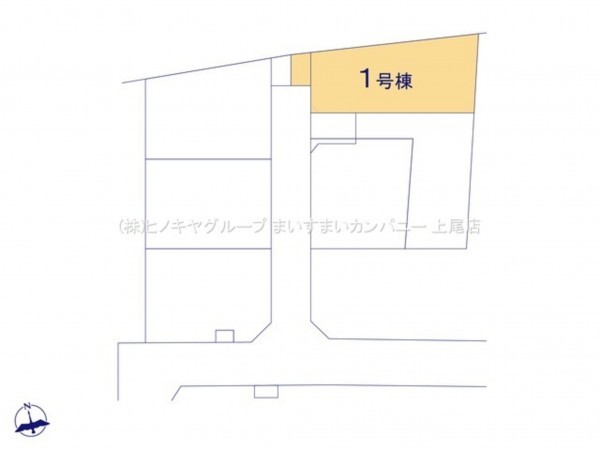 上尾市大字瓦葺、新築一戸建ての画像です