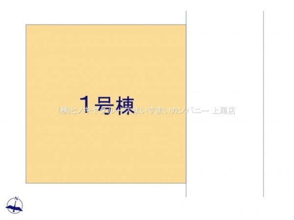 上尾市本町、新築一戸建ての画像です