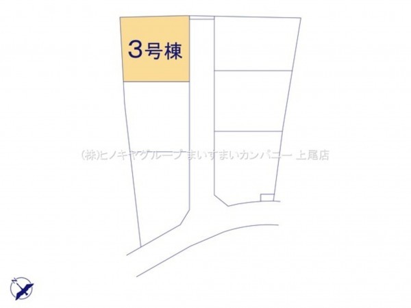 上尾市大字原市、新築一戸建ての画像です