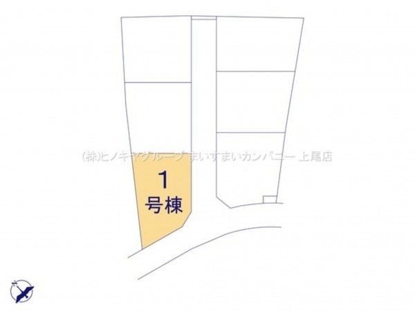 上尾市大字原市、新築一戸建ての画像です