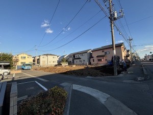 上尾市浅間台、土地の画像です