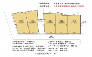 さいたま市西区、土地の間取り画像です