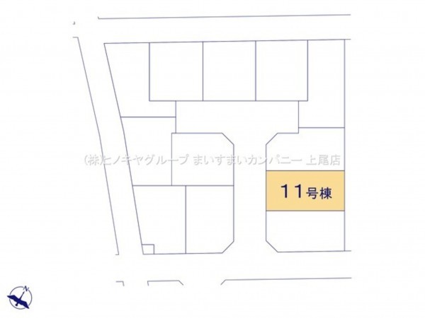 上尾市大字大谷本郷、新築一戸建ての画像です
