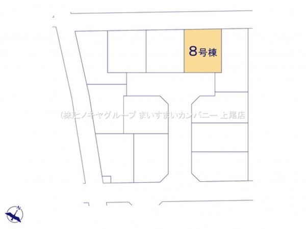 上尾市大字大谷本郷、新築一戸建ての画像です
