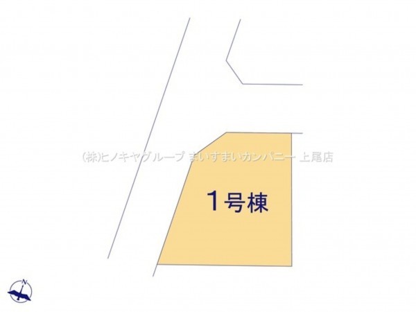 上尾市大字瓦葺、新築一戸建ての画像です