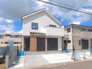 上尾市錦町、新築一戸建ての完成予想図（外観）画像です